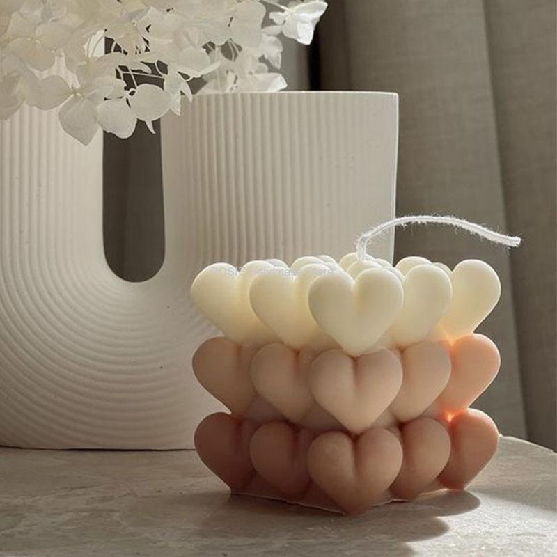 Candle Making For Beginners - 러브 실리콘 캔들 몰드 DIY 수제