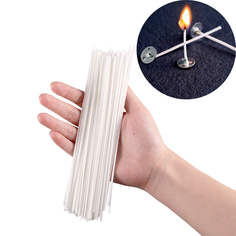Candle Making Instructions - 100 개/대 왁스 코팅 코튼 캔들