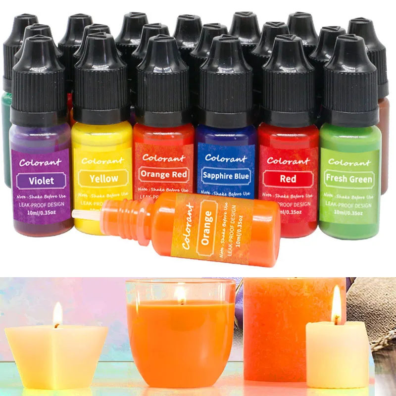 Candle Dye Chip - 20 색상 고농도 수제 양초 비누