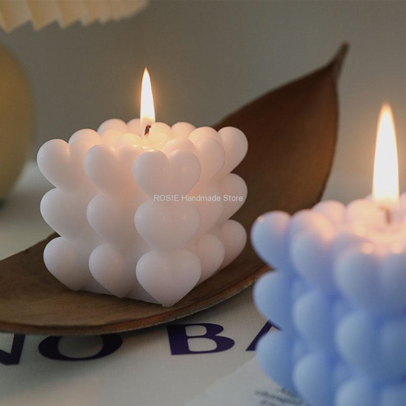 러브 실리콘 캔들 몰드 DIY 수제 비누 석고 아이스  - Candle Making For Beginners 리뷰 및 가격