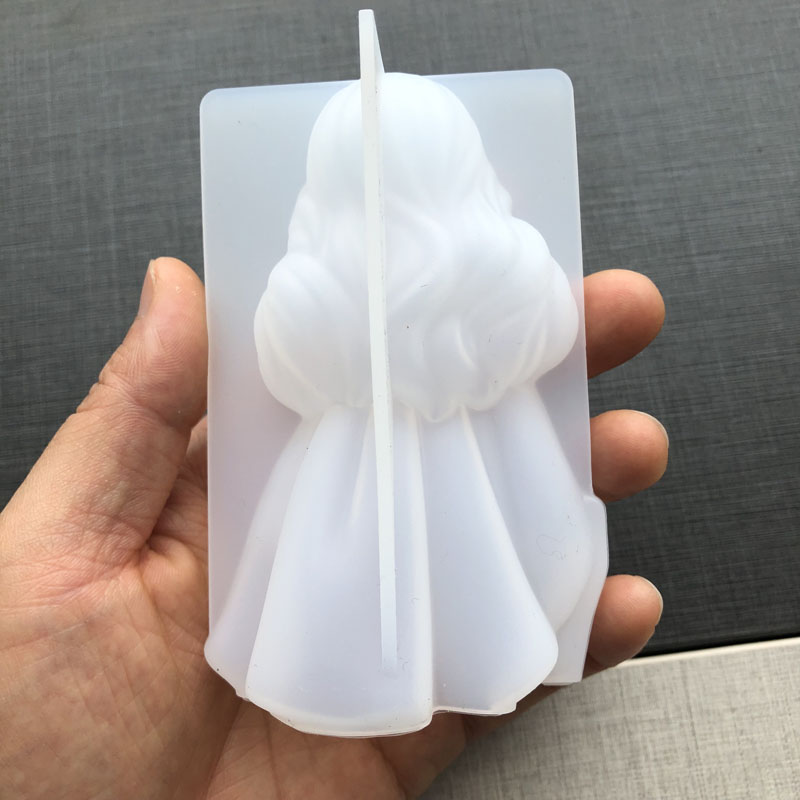 3D 귀여운 공주 실리콘 양초 금형 천사 소녀 비누 수 - Candle Making Moulds 리뷰 및 가격
