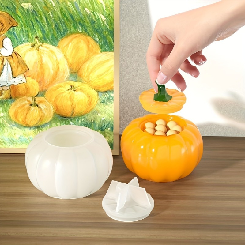 호박 항아리 실리콘 몰드, 할로윈 항아리, 뚜껑 송진  - Candle Making Moulds 리뷰 및 가격