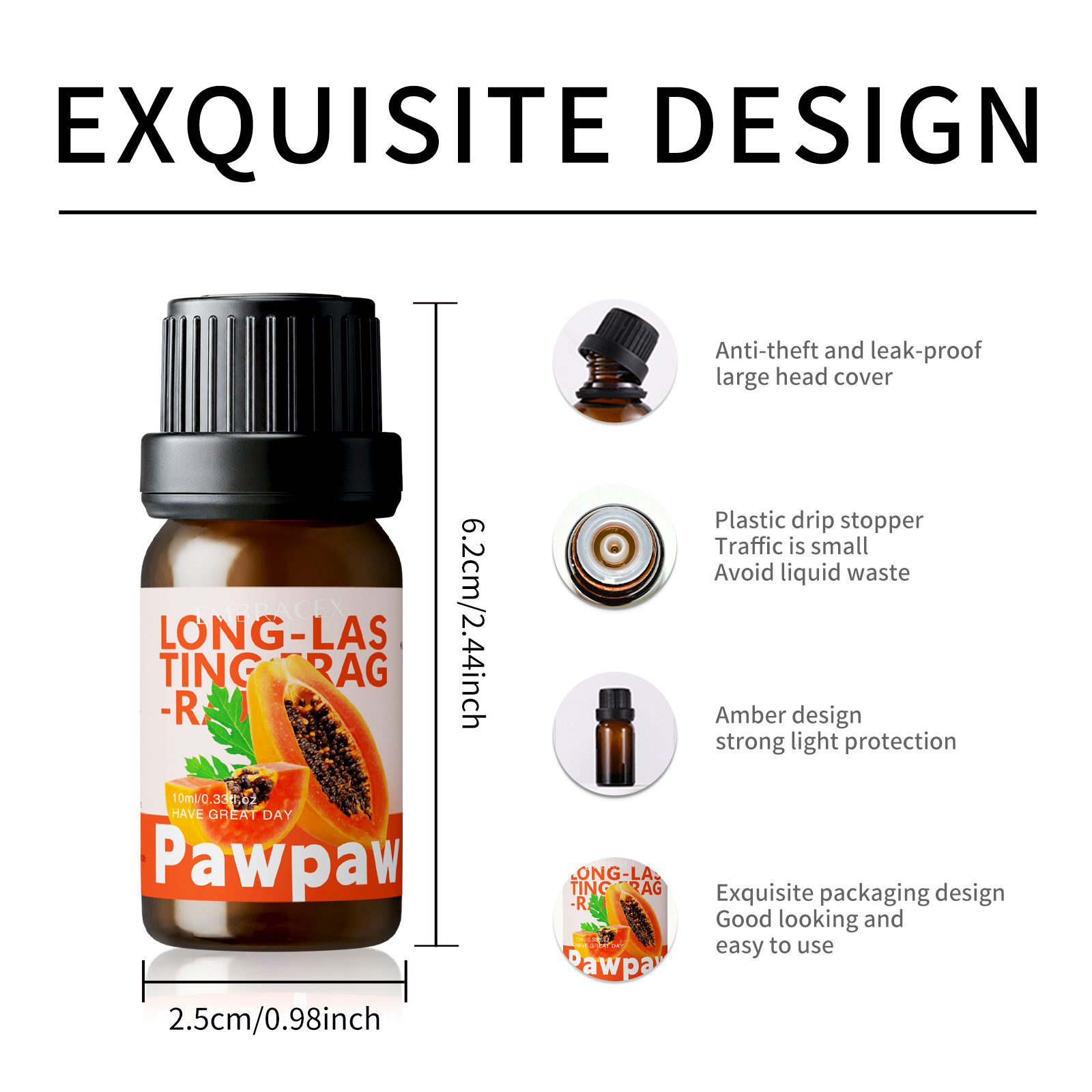 10ml 파파야 향 오일, 과일향 향수 오일, 자동차  - Candle Making Oil Scents 리뷰 및 가격