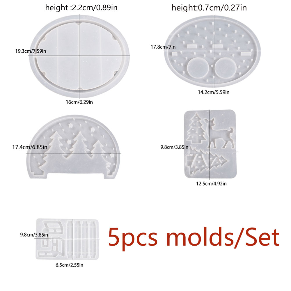 크리스마스 엘크 티라이트 캔들 홀더 실리콘 몰드, 3D - Candle Making Moulds 리뷰 및 가격