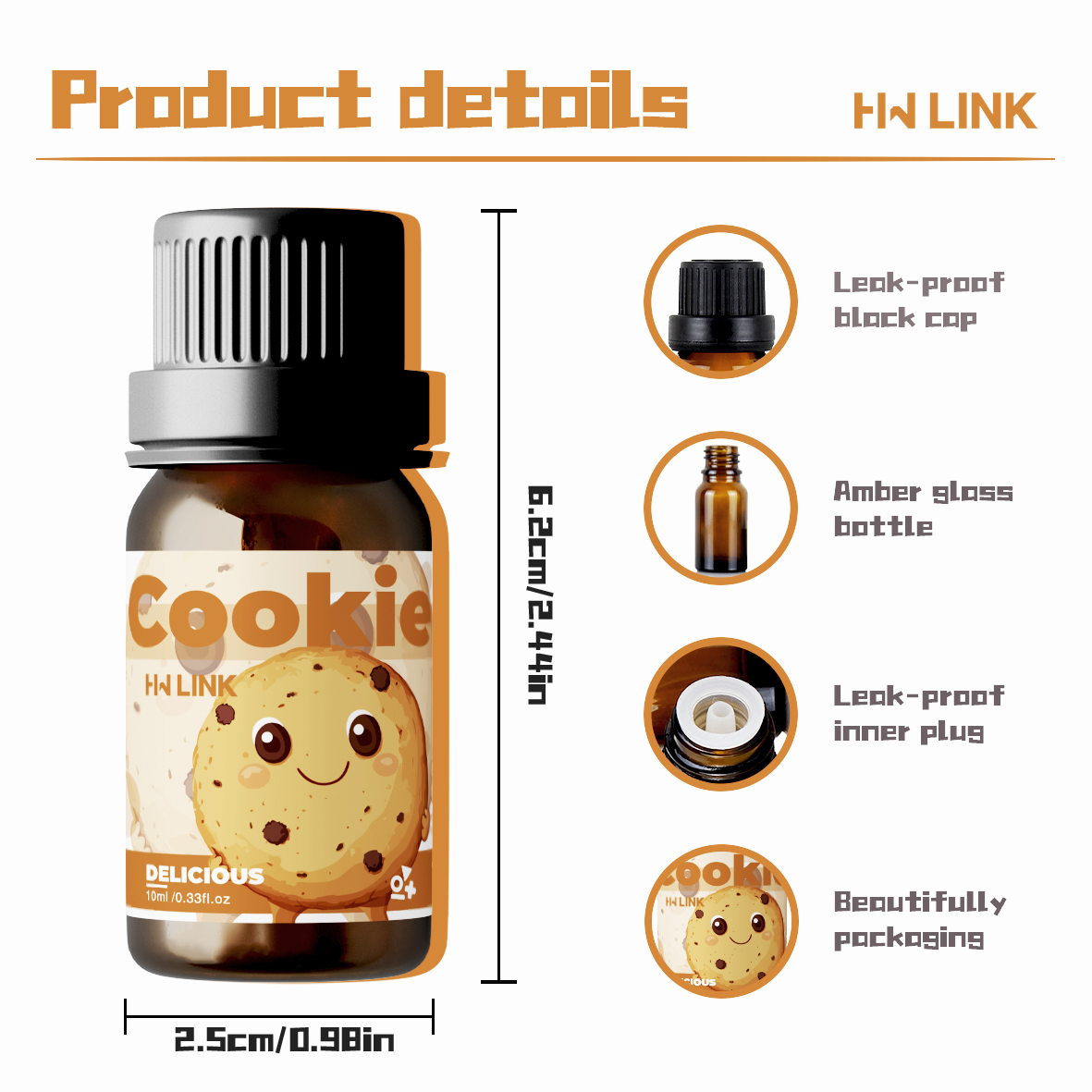 10ml 쿠키 향 오일 - 캔들 제작용, 오래 지속되는 - Candle Making Oils 리뷰 및 가격