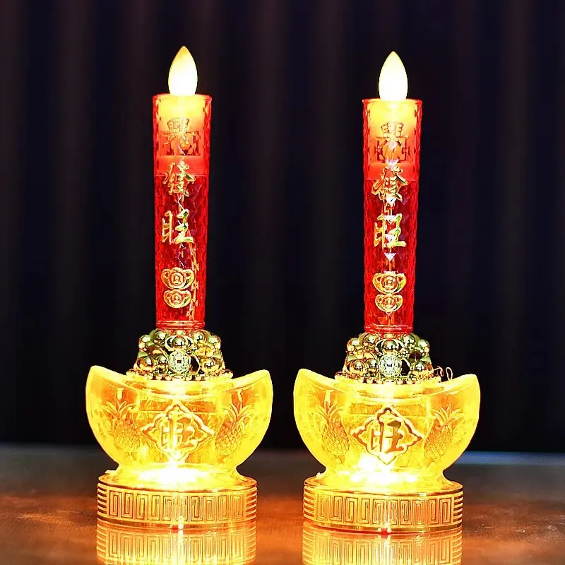 2개 LED 시뮬레이션 불꽃 촛불 램프 불교 전기 조명 - Candle Making Uk 리뷰 및 가격