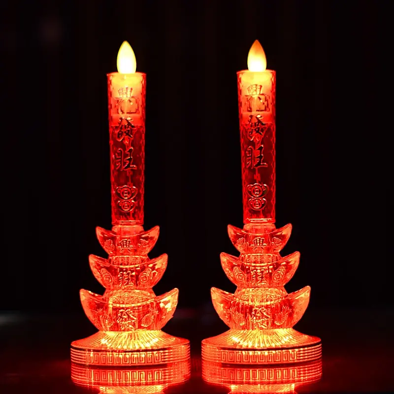 2개 LED 시뮬레이션 불꽃 촛불 램프 불교 전기 조명 - Candle Making Uk 리뷰 및 가격