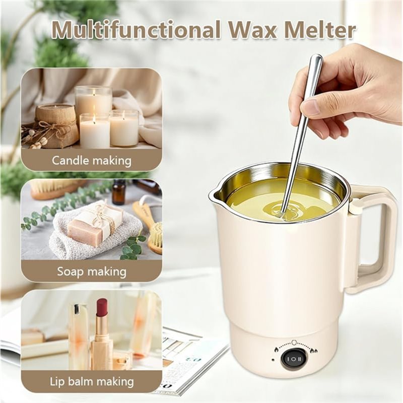 A47U 전기 왁스 멜팅 포트 키트(온도계 포함) 80 - Candle Making For Beginners 리뷰 및 가격
