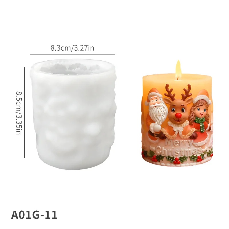엠보싱 처리된 원통형 실리콘 향초 몰드, 수제 향초 제 - Candle Making Event 리뷰 및 가격