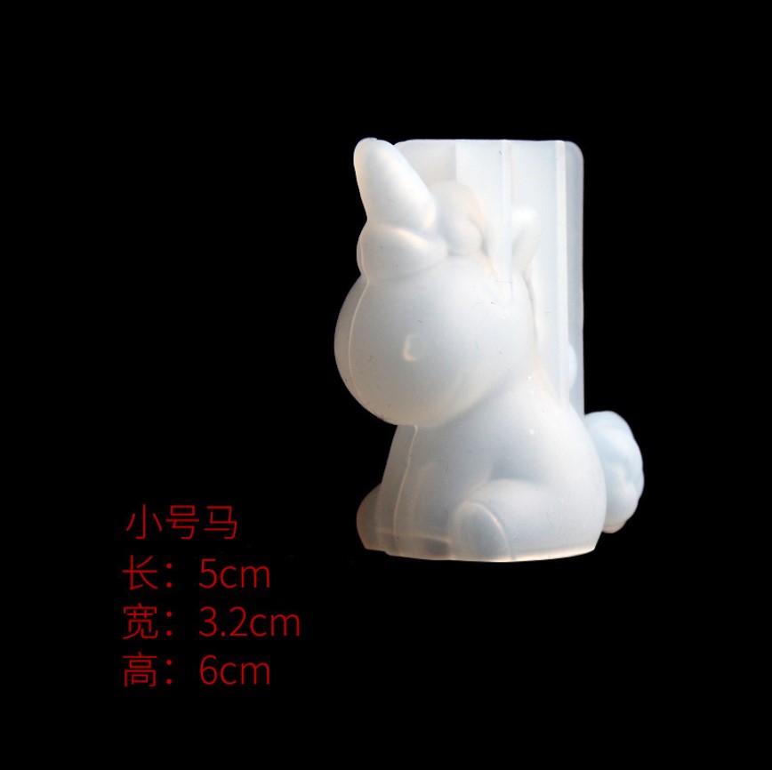 투명 유니콘 실리콘 에폭시 수지 금형 기하학 곰 토끼  - Candle Making Moulds 리뷰 및 가격