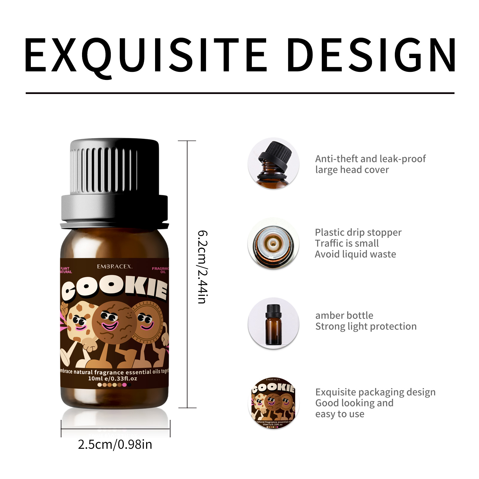 10ml 쿠키 향 오일, 리드 디퓨저 오일, 오래 지속 - Candle Making Oil Scents 리뷰 및 가격
