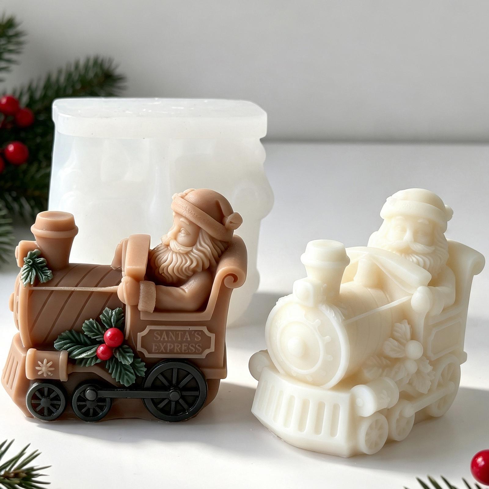 크리스마스 캔들 몰드 기차 모양 캔들 만들기 몰드 DI - Candle Making For Beginners 리뷰 및 가격