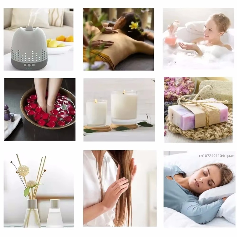 내추럴 블루 로터스 향유, 리드 디퓨저, 아로마테라피  - Candle Making Oil Scents 리뷰 및 가격