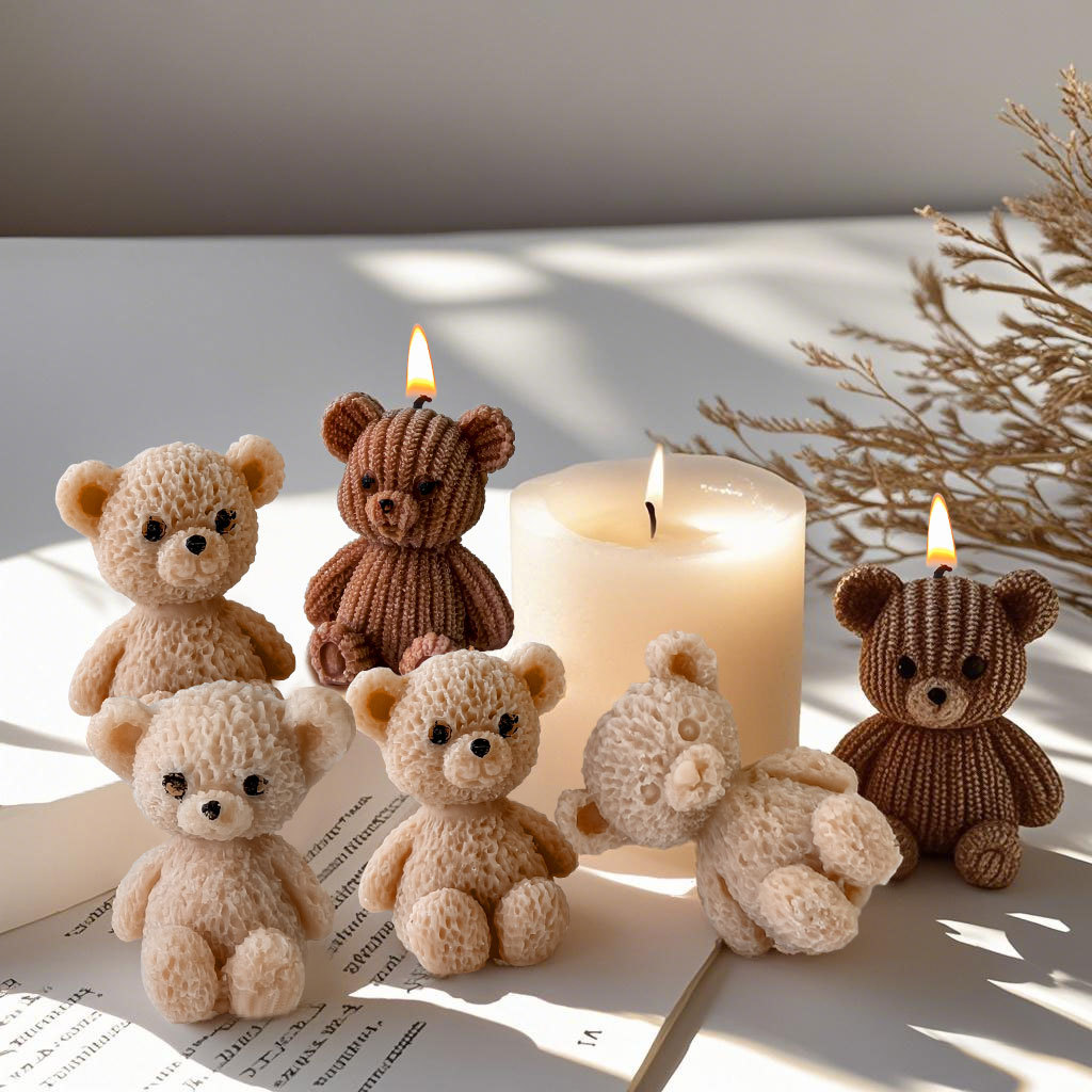 귀여운 미니 곰 캔들 실리콘 몰드 향초 석고 몰드 DI - Candle Making For Beginners 리뷰 및 가격