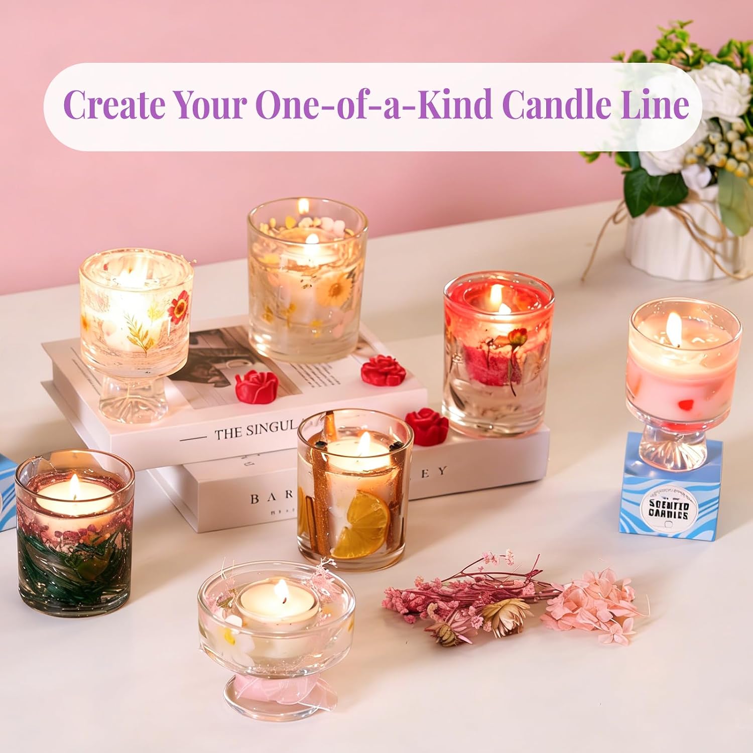 2-in-1 소이 & 젤리 왁스 DIY 초보자 및 성인 - Candle Making For Beginners 리뷰 및 가격