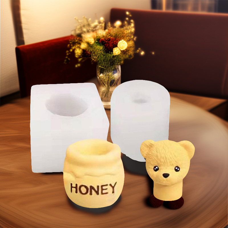 1개, 테디베어 아로마테라피 캔들, 바보곰 몰드, 수제 - Candle Making Jars 리뷰 및 가격