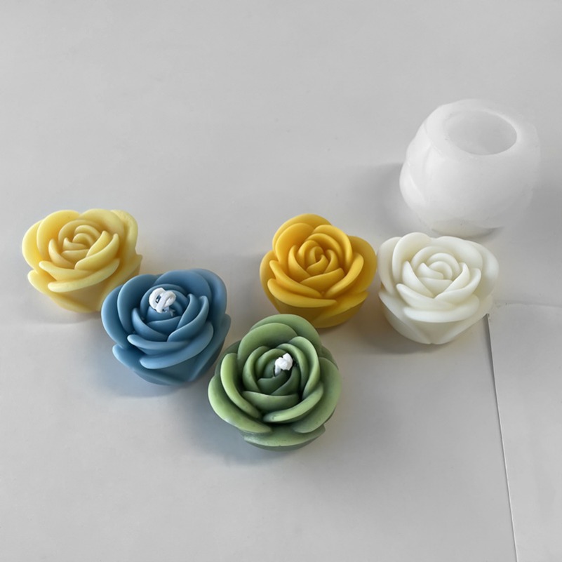 발렌타인 데이 장미꽃 실리콘 캔들 몰드 3D 모란꽃 비 - Candle Making For Beginners 리뷰 및 가격