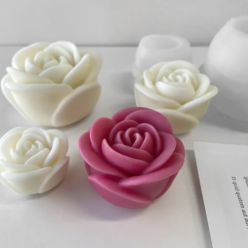 발렌타인 데이 장미꽃 실리콘 캔들 몰드 3D 모란꽃 비 - Candle Making For Beginners 리뷰 및 가격