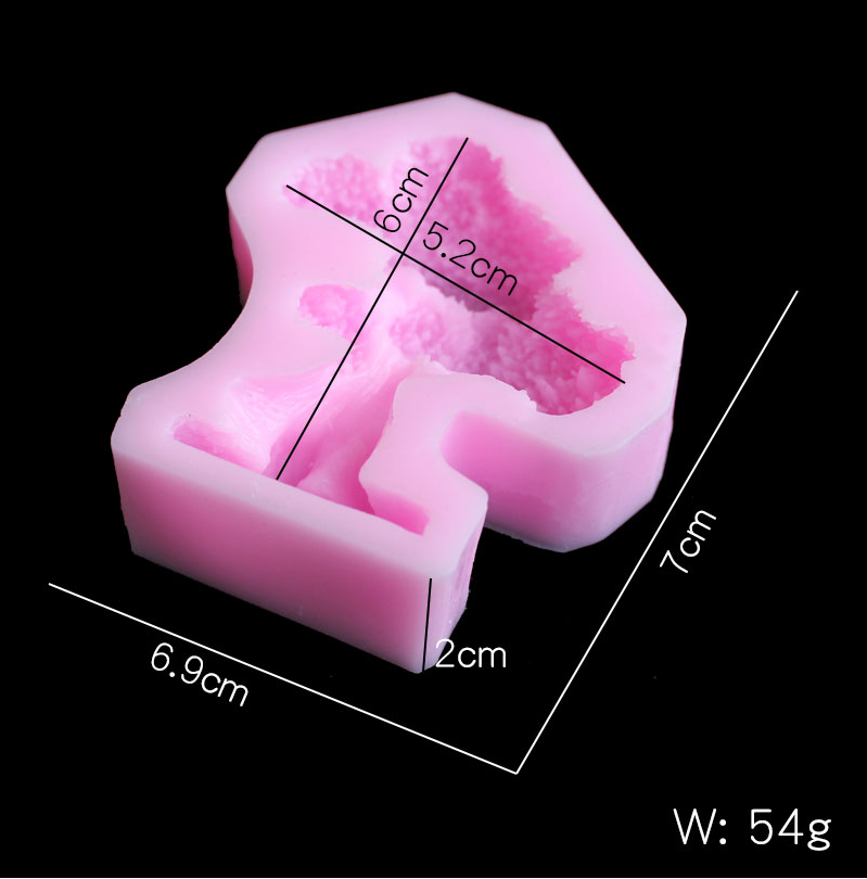 소나무 실리카 겔 몰드, DIY 소프트 캔디, 클레이, - Candle Making Moulds 리뷰 및 가격