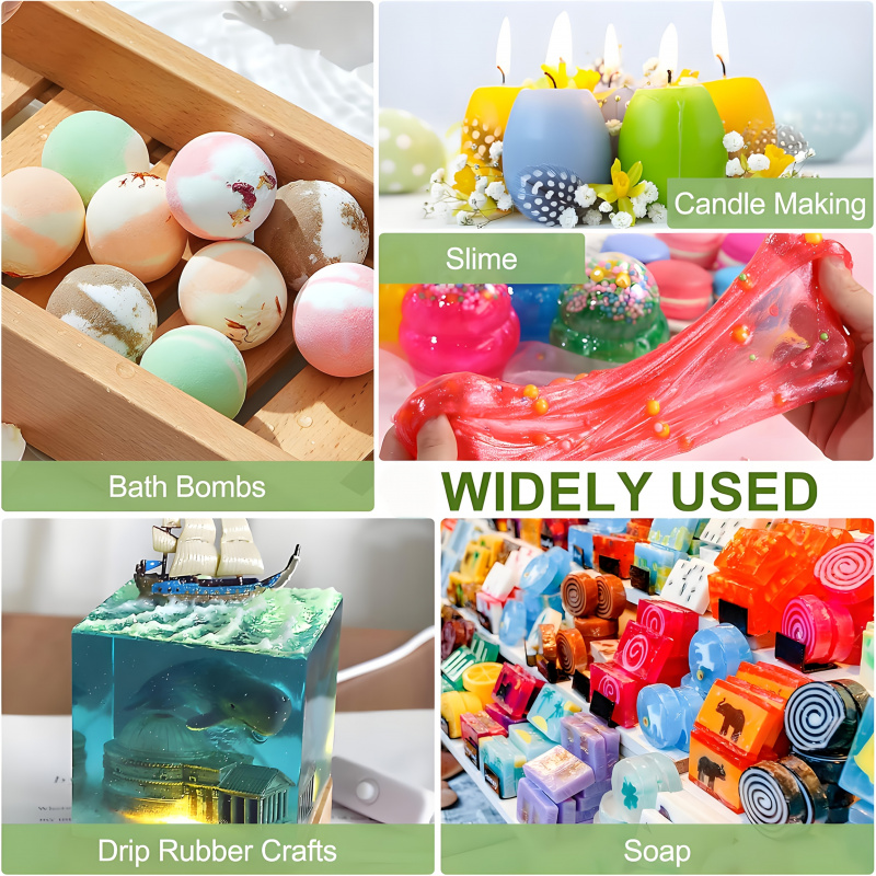 16색 마이카 파우더 세트, 1팩당 천연 색소 1그램, - Candle Dye Chip 리뷰 및 가격