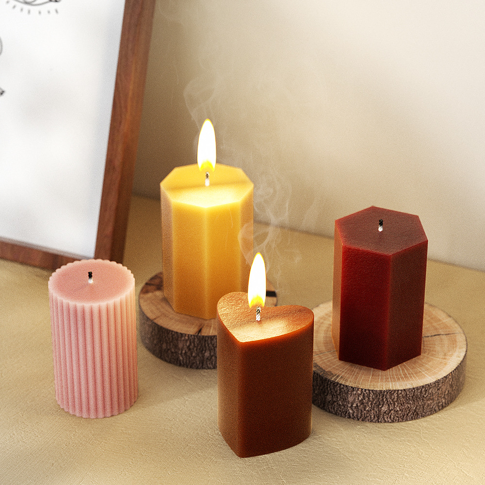 기하학 열 실리콘 몰드 양초 균열 스트라이프 실린더 석 - Candle Making For Beginners 리뷰 및 가격