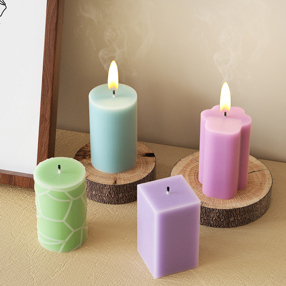 기하학 열 실리콘 몰드 양초 균열 스트라이프 실린더 석 - Candle Making For Beginners 리뷰 및 가격