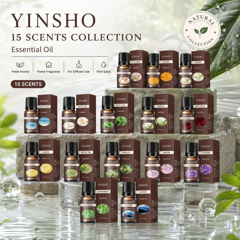 향수 에센셜 오일 세트 15개입 10ml 오일 솔루블  - Candle Making Oil Scents 리뷰 및 가격