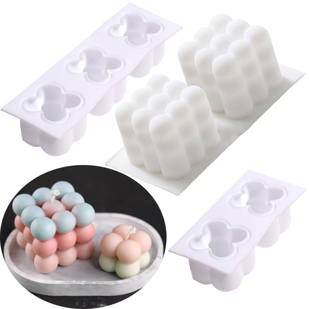 비 스틱 버블 큐브 양초 실리콘 몰드 3D 아로마 테라 - Candle Making For Beginners 리뷰 및 가격