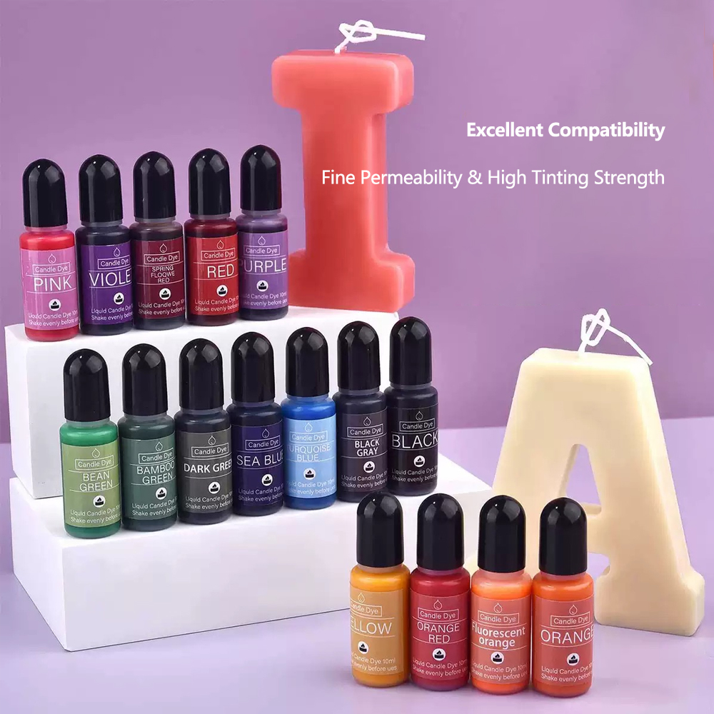 10ml 고색도 캔들 액상 염료 멀티컬러 DIY 색소, - Candle Dye Chip 리뷰 및 가격