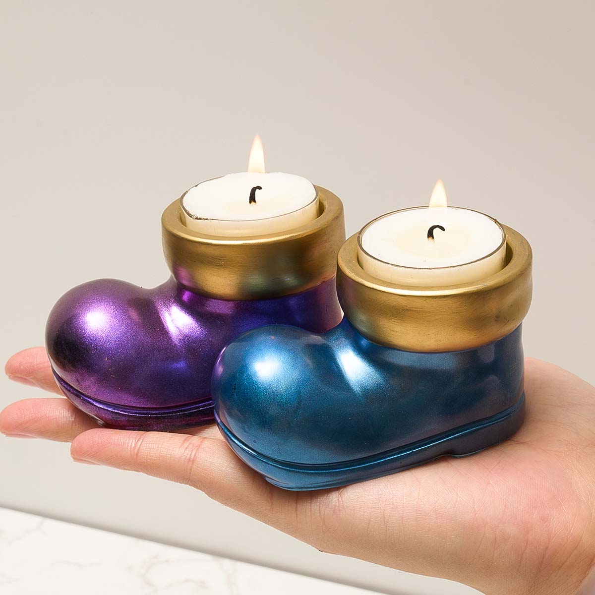 크리스마스 부츠 신발 촛불 홀더 실리콘 금형 DIY 테 - Candle Making Moulds 리뷰 및 가격