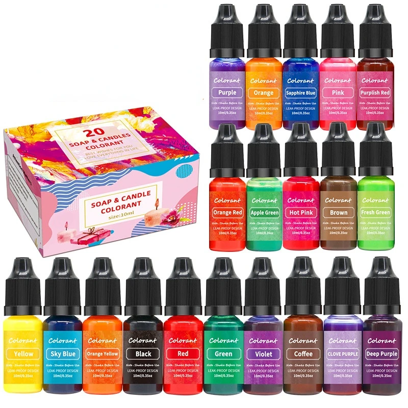20 색상 고농도 수제 양초 비누 컬러 에센스 간장 왁 - Candle Dye Chip 리뷰 및 가격