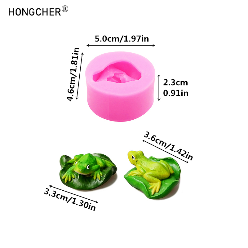 연꽃 잎 개구리 수지 마이크로 풍경 장식 드립 금형 석 - Candle Making Moulds 리뷰 및 가격
