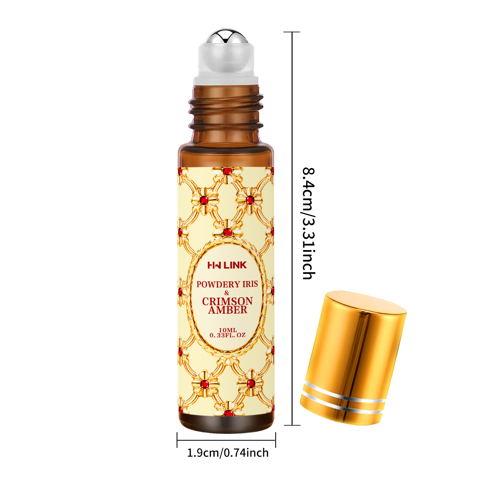 10ml 파우더리 아이리스 & 크림슨 앰버 향 오일 롤 - Candle Making Oils 리뷰 및 가격